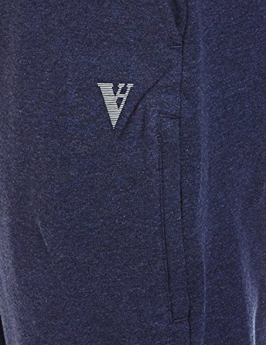 Image of Van Heusen Men Regular Fit Joggers - Cotton Rich Elastane - Quick Dry, Media Pocket, Drawstring Waist