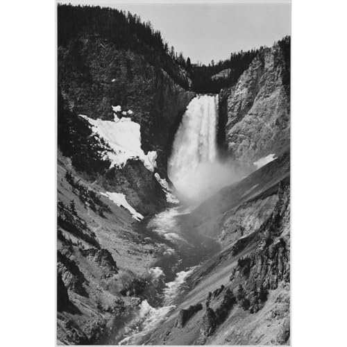 Poster Adams Yellow Stone Falls ARTICULOZY déco murale géante