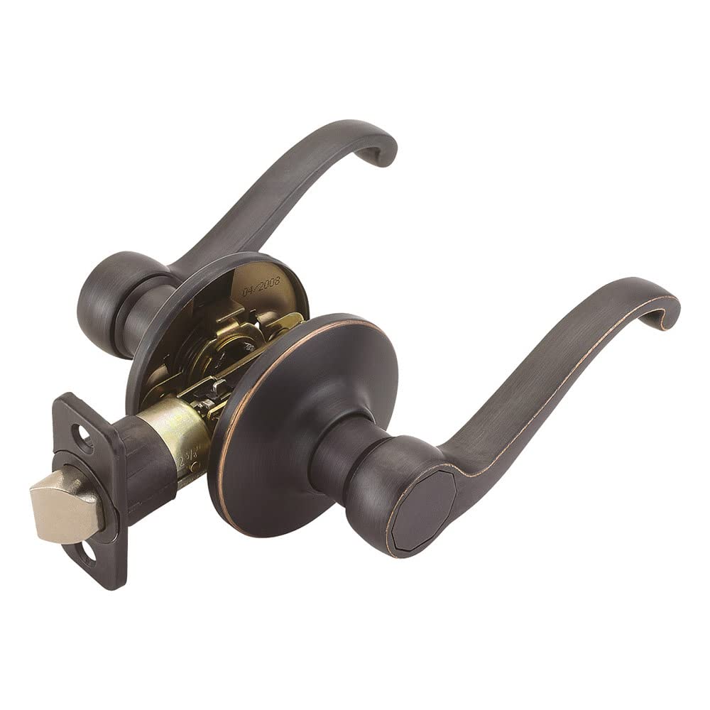 Design House 740373 Kaydırma 2 Yönlü Ayarlanabilir Kapı Kolu, Yağla Pürüzlü Bronz, 6 Evrensel