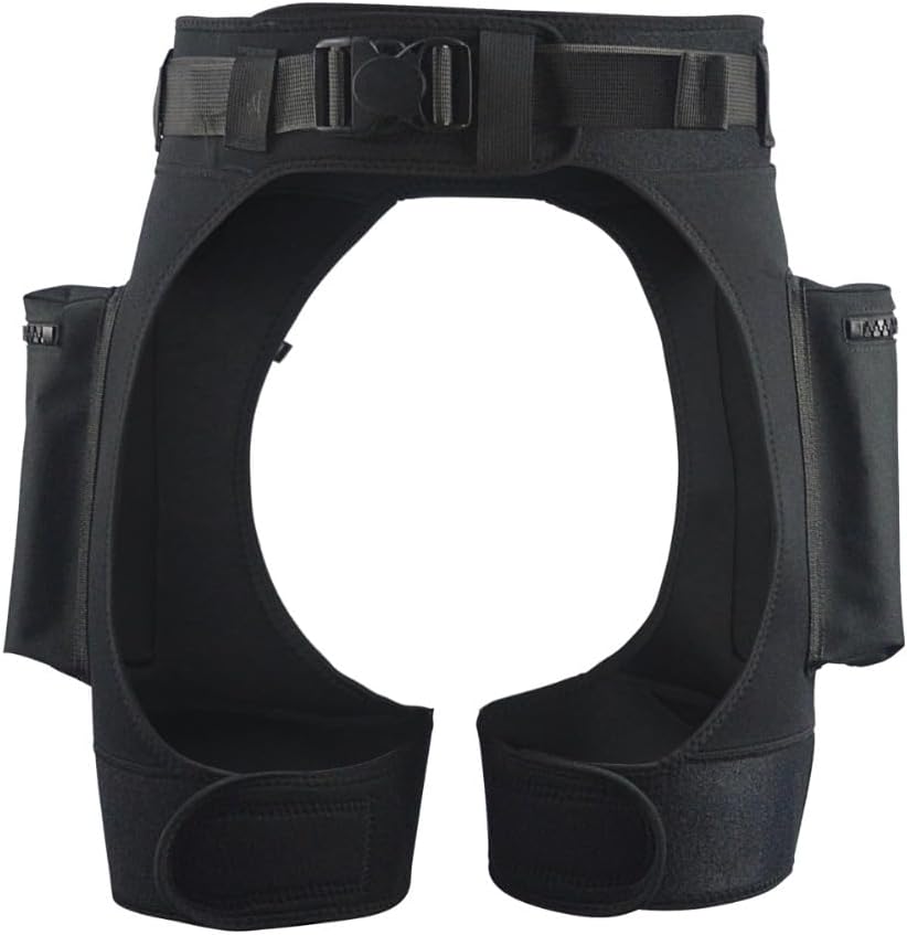 Men’s & Women’s Wetsuit Shorts – Scuba Diving & Snorkeling Stretch Shorts with Pockets, Quick Release Buckle, Adjustable Waist Belt for Surfing, Swimming, and Water Sports