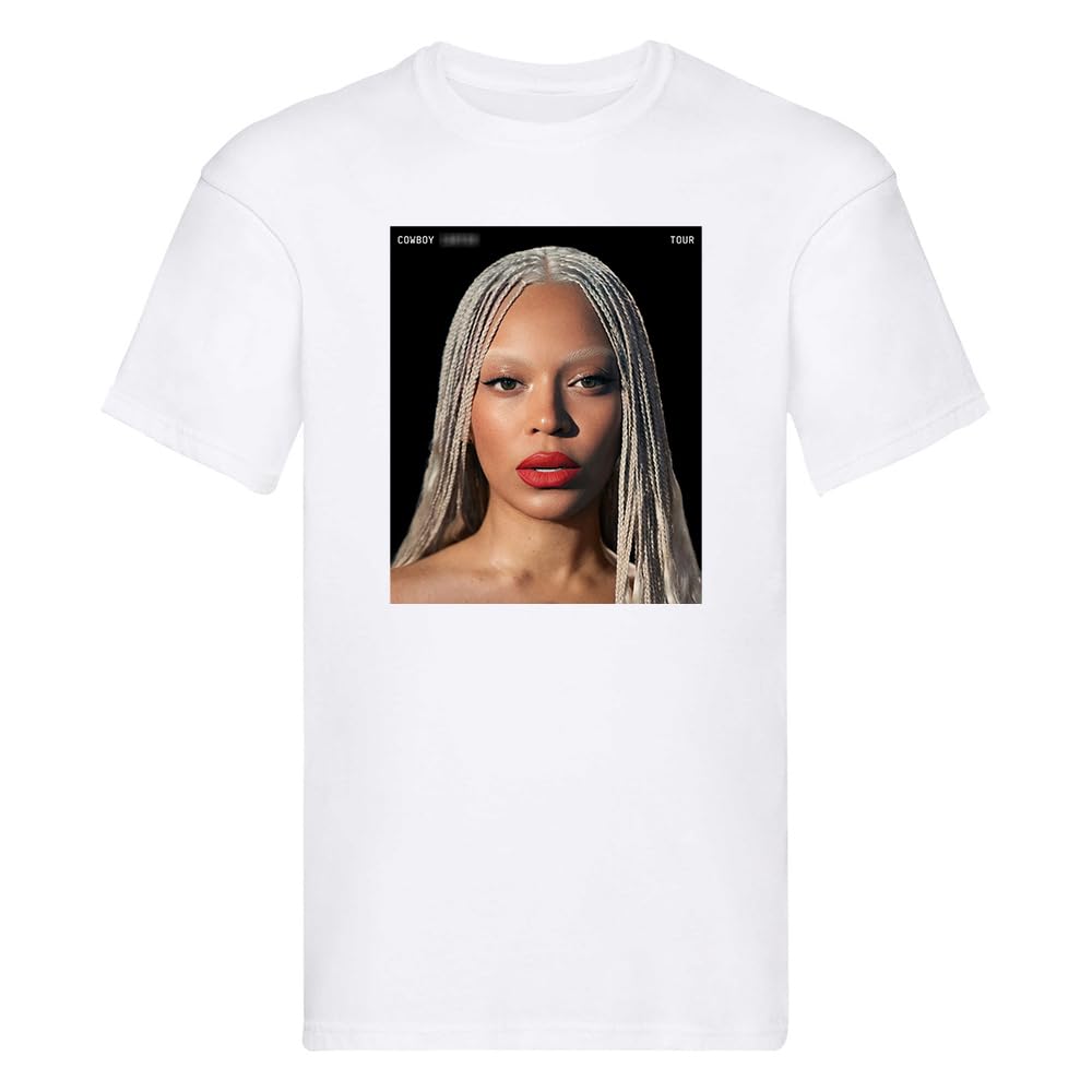 Beyonce 2025 Cowboy Tour T-Shirt Music Concert Dates Festival Merch Fan Tee Kids Gift White