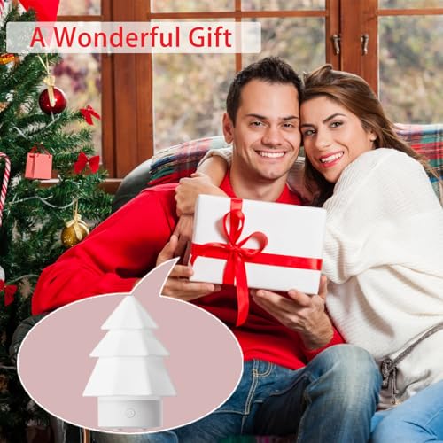 Difusor aromático eléctrico árbol navidad 120ml blanco miniatura 7