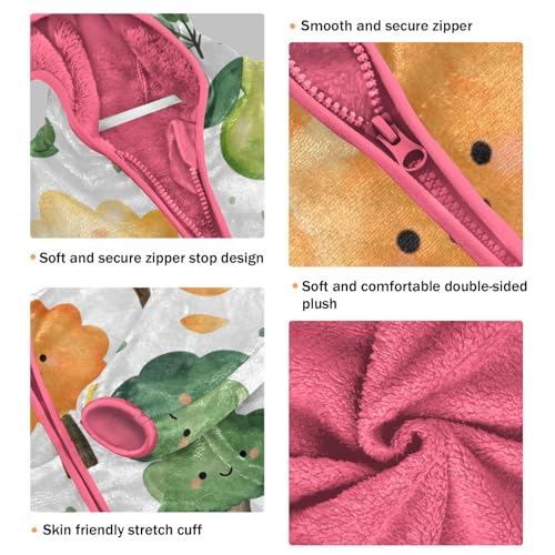 GuoChe Cute Tree Western Style Toddler Girl Fleece Jacket3