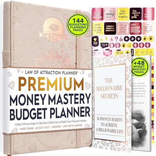 Financial Planner & Monthly Budget Planner and Monthly Bill Organizer