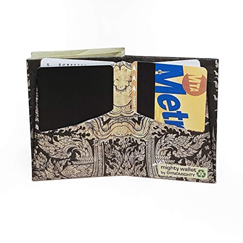mighty wallet Gold Leaf mini Tyvek Wallet | Paper wallet | Minimalist Wallet3