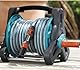 Gardena Classic Schlauchtrommel 10 Set: Gartenschlauchset inkl. Schlauchtrommel und 10 m Schlauch, hohe Standsicherheit, Adapter, Spritze, Tragegriff, für Terrassen (8010-20)