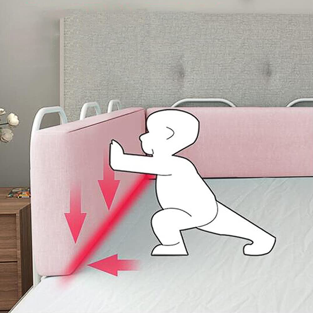 Barandilla de Seguridad para Cama, barandilla Protectora para Cama, barandilla Lateral de Seguridad para Cama Infantil, Valla de Seguridad para Cama Infantil para Viajes, hogar y p