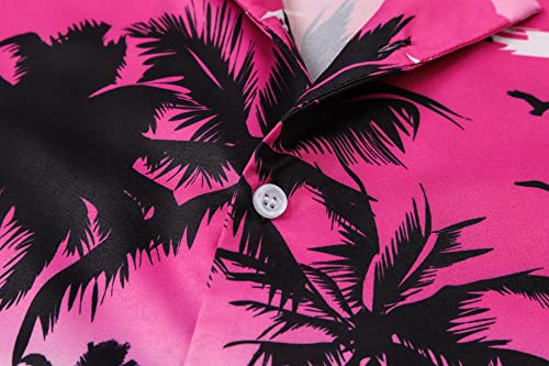 Image of Betusline Girls' and Womens' Hawaiian Shirt Blouse Button Down Beach Shirts
