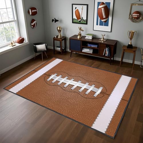 Tapete decorativo fútbol 3'x5' antideslizante miniatura 3