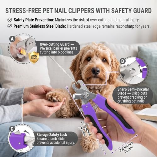 Image of 5 PCS Dog Grooming Brush Kit, Shedding for Long Haired Cats & Dogs | Self Cleaning Slicker Hair Brush, Skin Friendly Deshedding Grooming Tool for Small Large Dogs Cats Puppy Brush Set