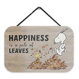 Peanutssnoopyhappinessisapileofleaveshangingwoodwalldecorcutesnoopysignforfallhomedecorating Urban Country Home Decor Peanuts snoopy happiness is a pile of leaves hanging wood wall decor cute snoopy sign for fall home decorating urban country home decor