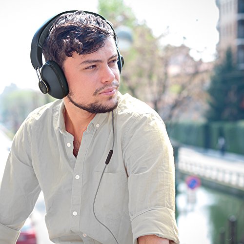 Jlab Audio Bombora Over-Ear Headphones With Universal Mic, Matte Black/Gunmetal #TOP4