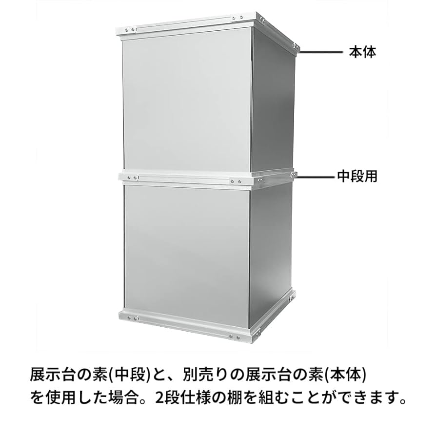 Amazon.co.jp: 展示台の素 展示台用ベースフレーム 中段用 32