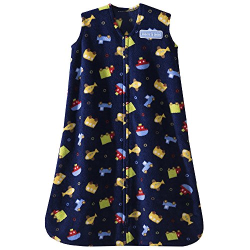 Halo Sleepsack MicroFleece Wearable Blanket, Travel Time, Small