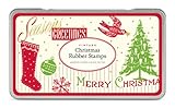Cavallini & Co. Christmas Rubber Stamp Set