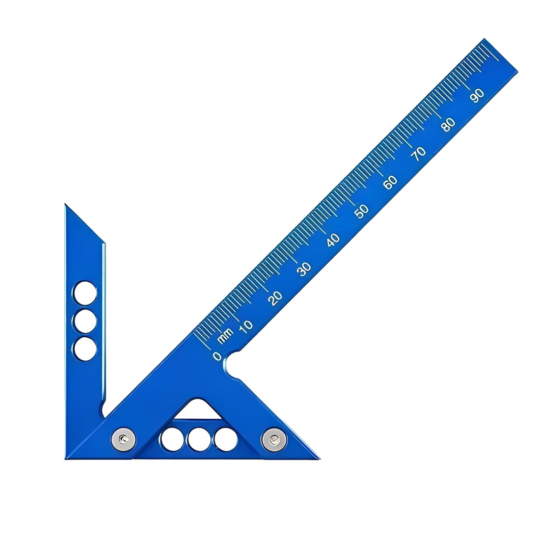 Centralina Centrale, Righello Di Linea In Lega Di Alluminio, Angolo Di Carpentiere 45°90° per Misurazione Del Legno