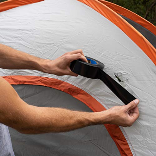 Gorilla All Weather Outdoor Waterproof Duct Tape, Uv And Temperature Resistant, 1.88" X 25 Yd, Black, (Pack Of 2) #TOP4