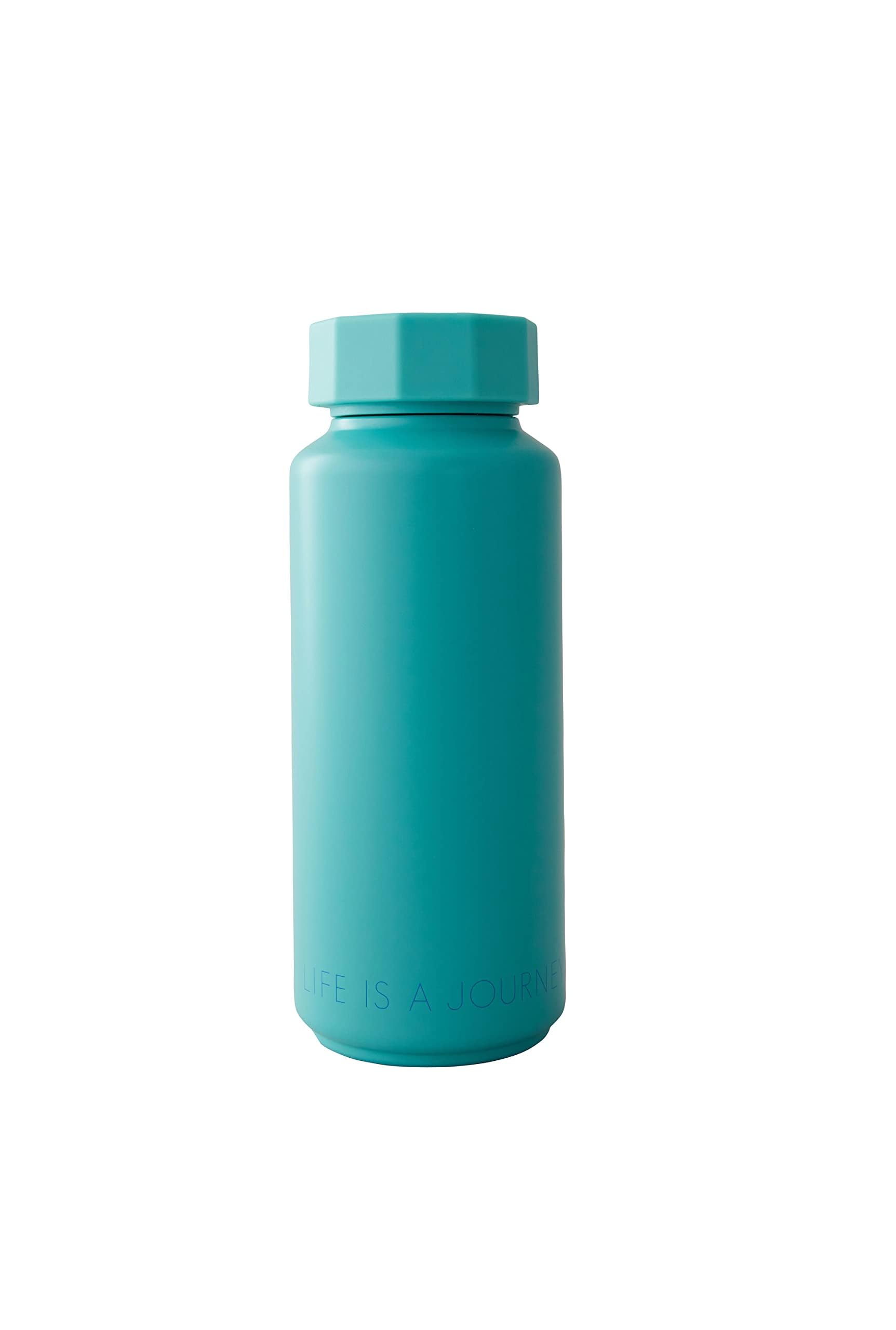 Design Letters Turquoise Insulated Stainless Steel Water Bottle | Bpa Free Vacuum Insulated Water Bottle | Thermos Bottle Reusable | Thermos Flask For Gym, Outdoor, Sport | Thermo Water Flask 500Ml