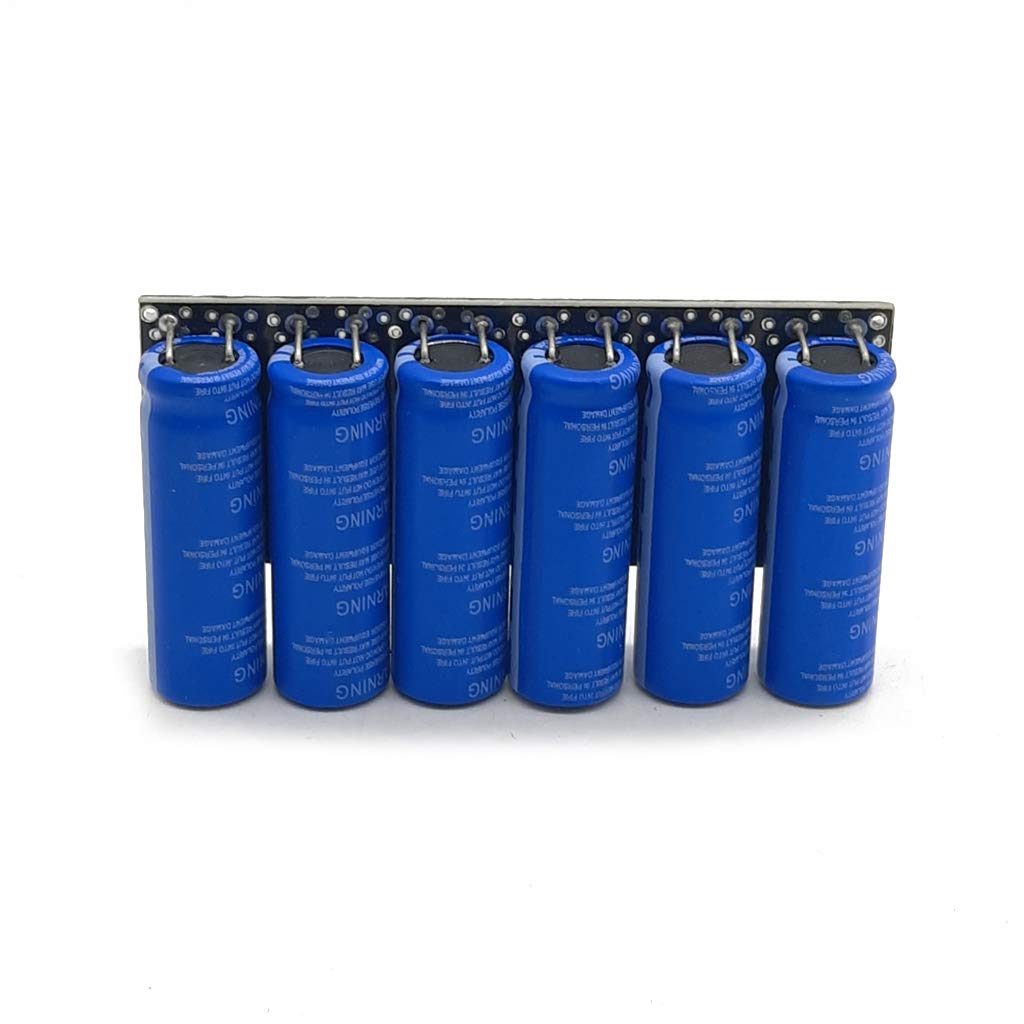 Condensatore Auto 500F 2.7V - Set 2 Pezzi Per Risparmio Energetico - Stabilizzatore Tensione Batteria