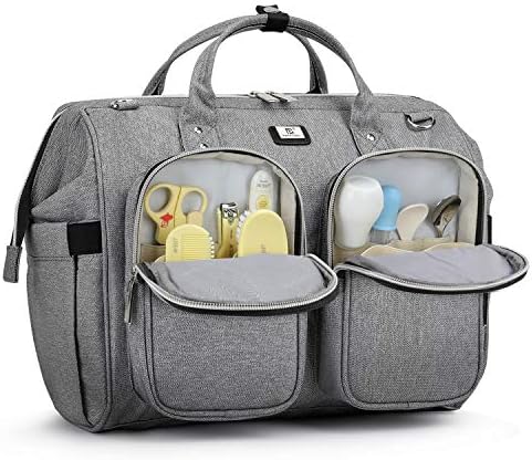 Versatile Diaper Bag Tote with Multiple 