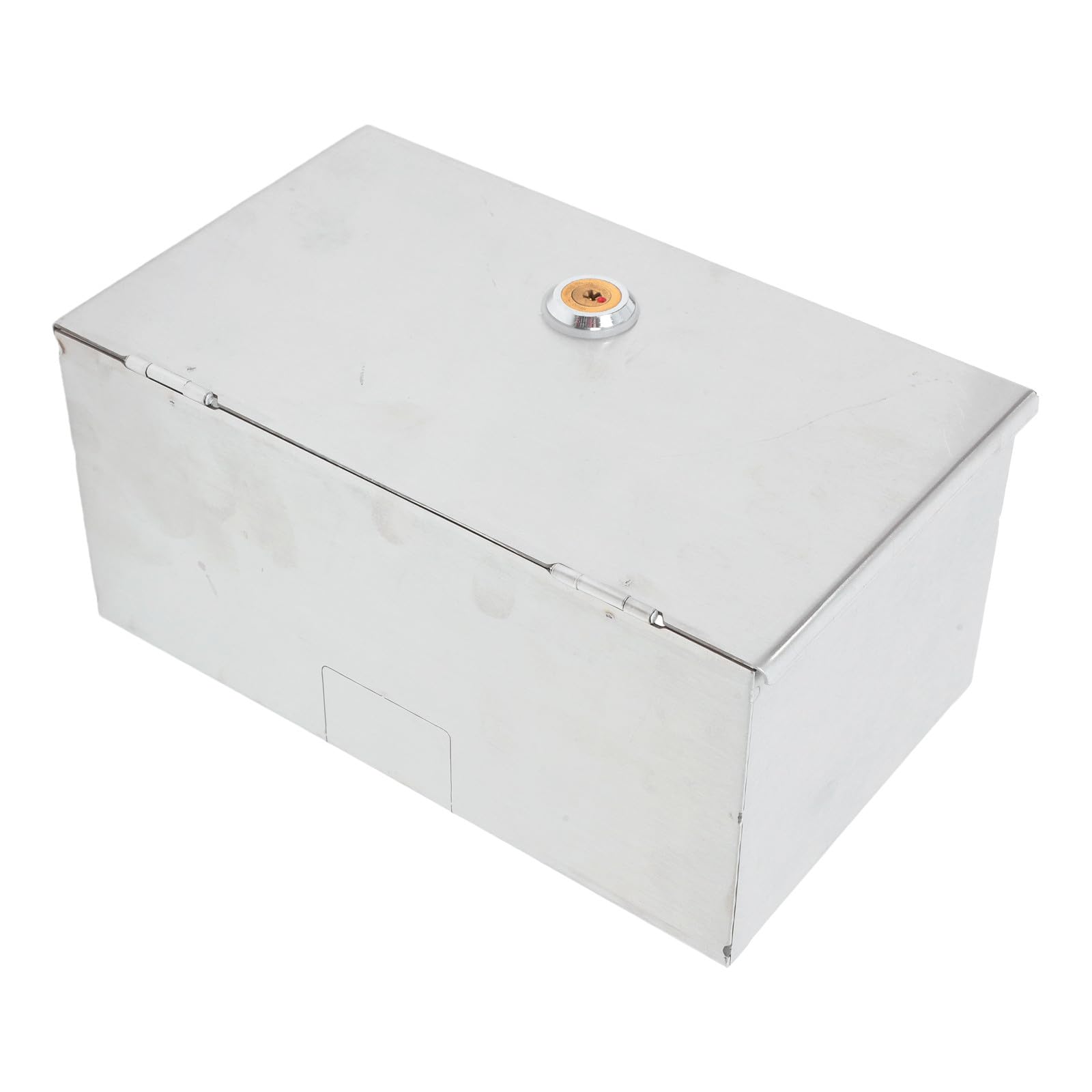 Toddmomy Caja de Enchufe Protectora Resistente Intemperie de Acero Inoxidable, Cubierta Cerradura para Enchufes Tipo 86, 2 Unidades para Exteriores y Oficinas