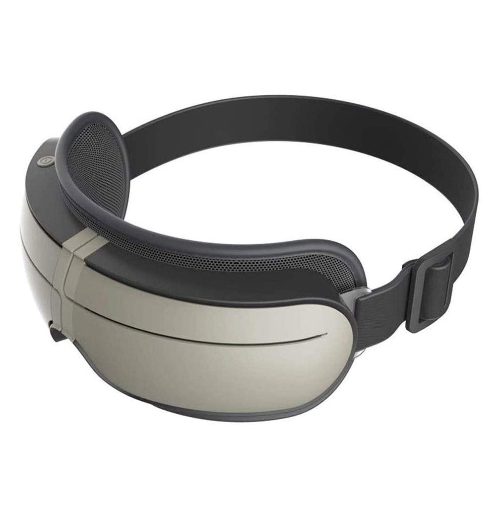 Massager de ojos con calor, vibración, presión de aire Bluetooth inalámbrico Música recargable 4 Modos de trabajo Masajeador de terapia de ojos para aliviar Fatiga ocular Dark Circles Ojos secos