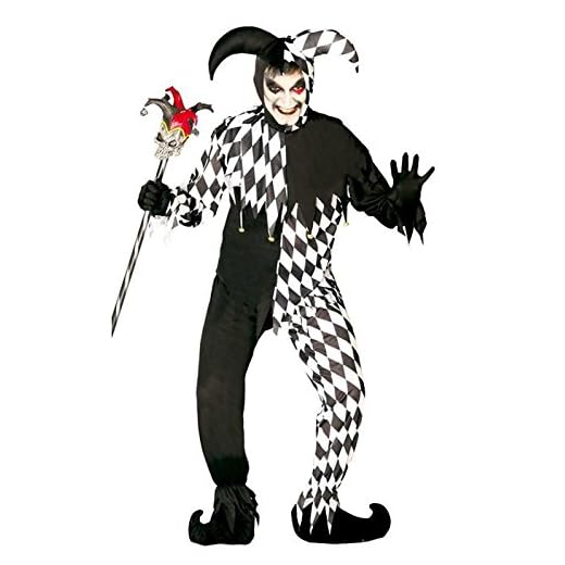 Guirca- Disfraz adulto black joker, Talla 52-54 (80688.0)