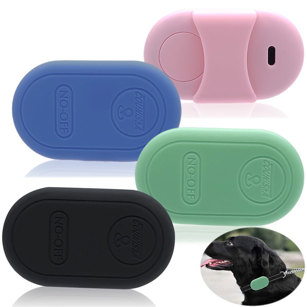 Silicone Holder for Galaxy smarttag2 (2023) for Dog Collar, Slim Rubber Waterproof Cover pet Necklace Accessories, Secure Durable case Compatible for Samsung tag 2 Tracker for cat(4 Pack)-image-7