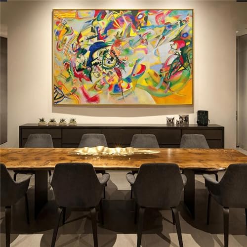 Poster Kandinsky pour bureau | Toile abstraite grand format