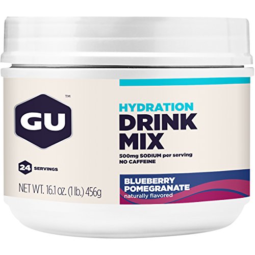 GU Hydration Drink Mix, Blueberry Pomegranate, 16.1 Ounce Canister