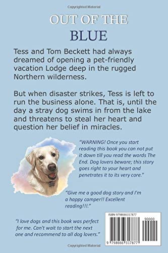 Out of the Blue: Series of Large Print Dog Mystery Books & Stories for Adults (Beckett Lodge Series) - Image 2