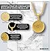 Steeltime 18K Gold Plated Stainless Steel Lords Prayer Round Pendant Necklace (Gold)