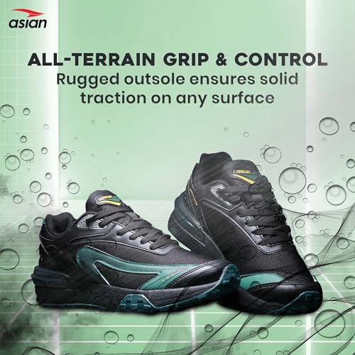 Image of ASIAN Powerkick-04 Men's Sneakers | Lightweight Sports Shoes with Cushioned Sole, Trendy Casual Sneakers for Gym, Running, Walking