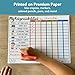 Tiny Expressions Responsibility Chart for Kids Ages 3, 4, 5, and 6 - My Responsibility Weekly Chore Chart for Kids Daily Checklist and Routine
