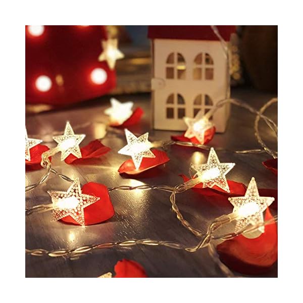 Twinkle star 100 led star string lights, plug in fairy string lights waterproof, extendable for indoor, outdoor, wedding party, christmas tree, new year, garden decoration - image 7