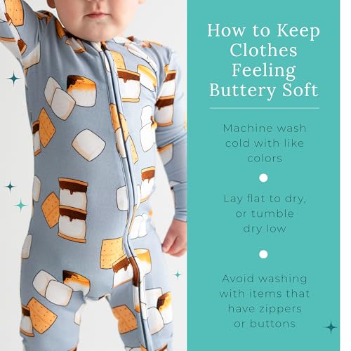 Image of Posh Peanut Convertible Baby Sleepers, Boy Toddlers Footless Pajamas | True To Size Fit With 2-Way Zipper, Convertible Mittens /Footies With Grips, Tagless Gentle Comfort, Easy Care Wash
