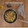 BE Living Circlad Series - 2 pcs Fry Pan Set 10"+12" / 26+30 cm - Premium PFAS-Free Nonstick Cookware - Induction Compatible - Even Heat Distribution - Durable & Easy to Clean #2
