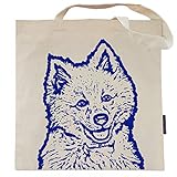 Pet Studio Art Chaps the American Eskimo Tote Bag