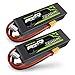 Produktbild OVONIC Lipo RC Akku 11.1V 2200mAh 50C 3S mit XT60 für RC Evader BX Auto RC Truck RC Truggy RC Flugzeug UAV Drohne FPV2 Packs