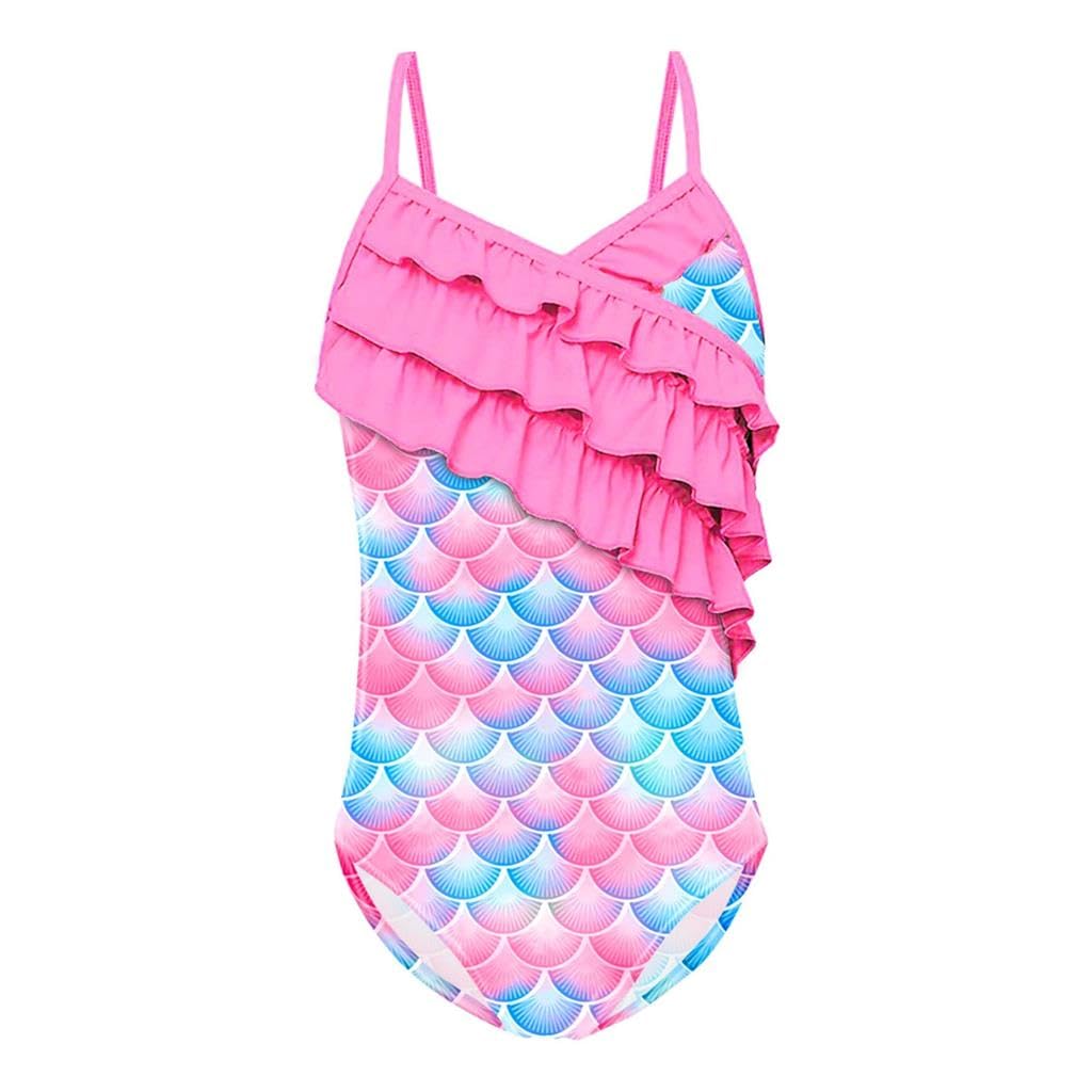 Meisjes Kids Cartoon Zeemeermin Prinses Ariel Badmode Bikini Eendelig Badpak Badpak Strandkleding | NL