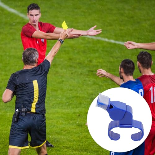 Silbato deportivo de plástico azul Sosoport miniatura 6
