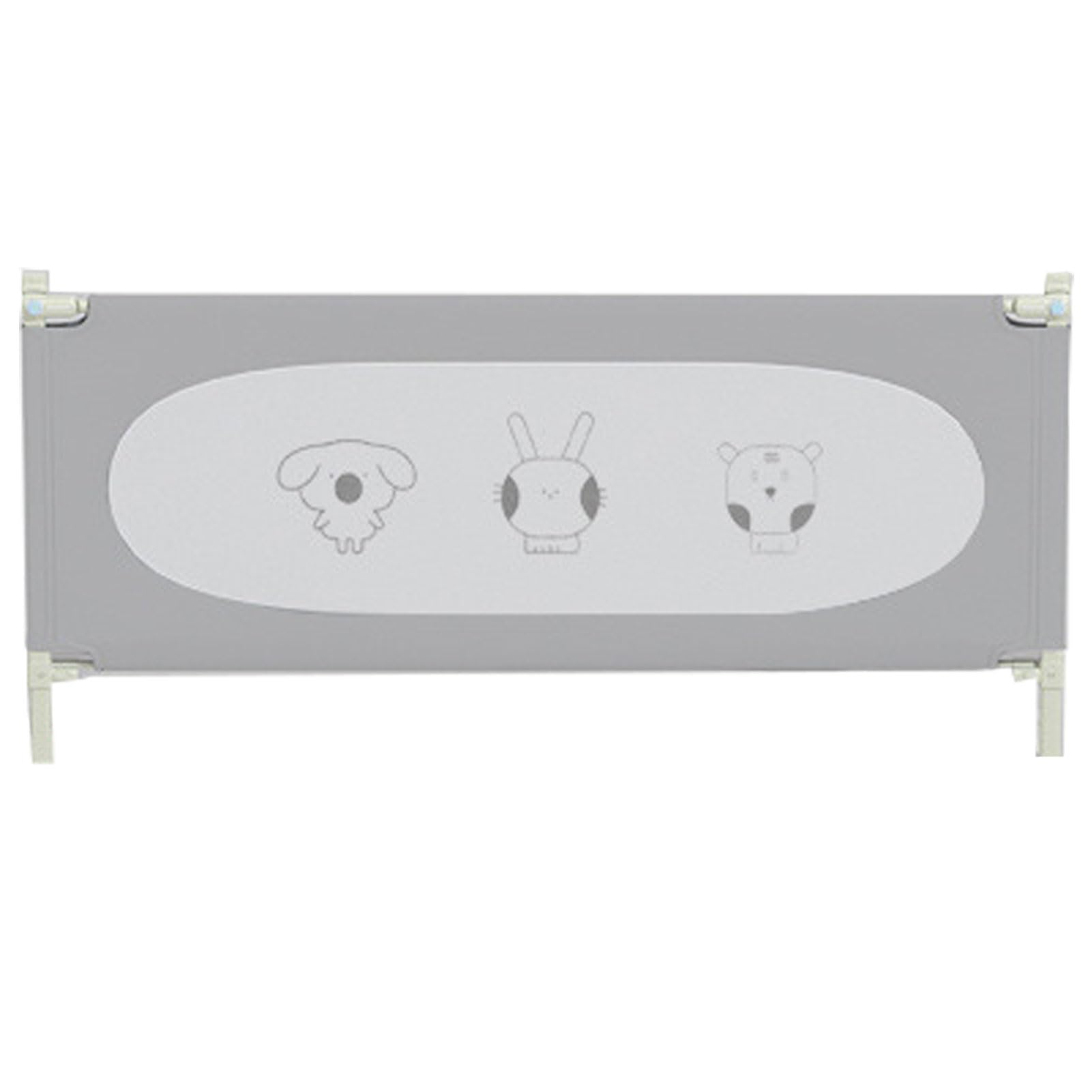 HUHJYUGE Bed Rail Guard, Barandilla de Cama para Niños, Barrera de Seguridad para Cama Bebé, con Elevación Vertical/Doble Cierre de Seguridad, Protección Anticaídas (2m)