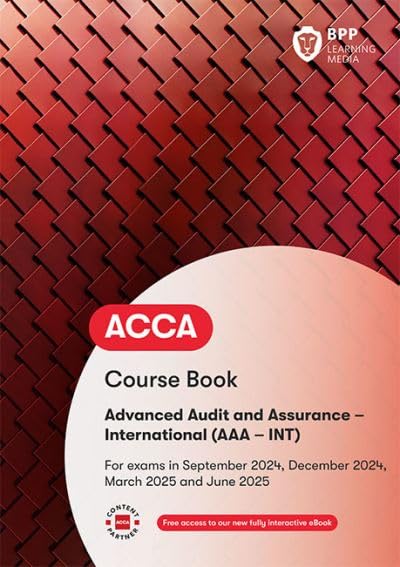 ACCA Advanced Audit and Assurance (International): Course Book