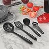 AOTHOD Silicone Cooking Utensils Set - 446°F Heat Resistant Kitchen Utensils,Turner Tongs,Spatula,Spoon,Brush,Whisk,Kitchen Utensil Gadgets Tools Set for Nonstick Cookware,Dishwasher Safe (BPA Free) #4