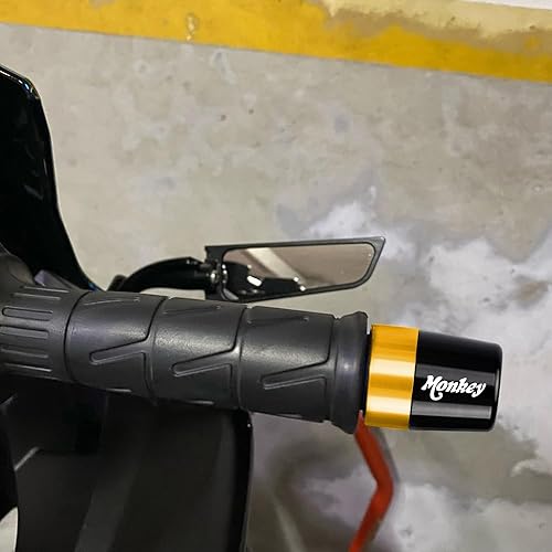Miniatura 10 de Mokiton Tapas de enchufe para manillar con extremos de manillar compatibles con Honda Monkey 125M 125MA 2019-2023  Almohadilla de equilibrio de