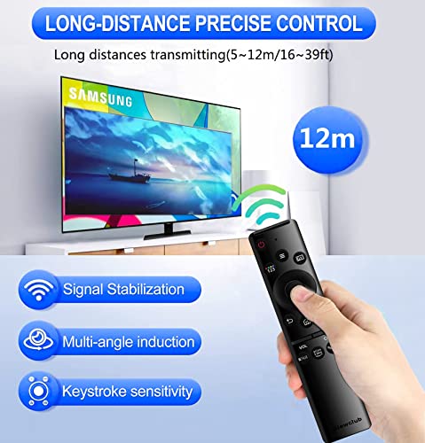 Remote For Samsung Smart Tv, Siawclub Universal Remote Replacement Control Of Hdtv 4K Uhd Qled Lcd Tvs, With Netflix Prime-Video Rakuten Tv Buttons #TOP3