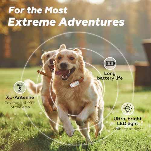 DBDD Smart GPS Dog Collar Tracker with Virtual Fence, Live Tracking & Vital Signs Monitoring for Dogs 40lbs Up, Waterproof Pet GPS Tracker for Pets,iOS & Android Compatible - Image 3