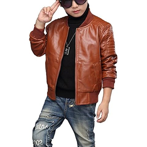 Blouson Garçon LaoZan Imitation Cuir Cover