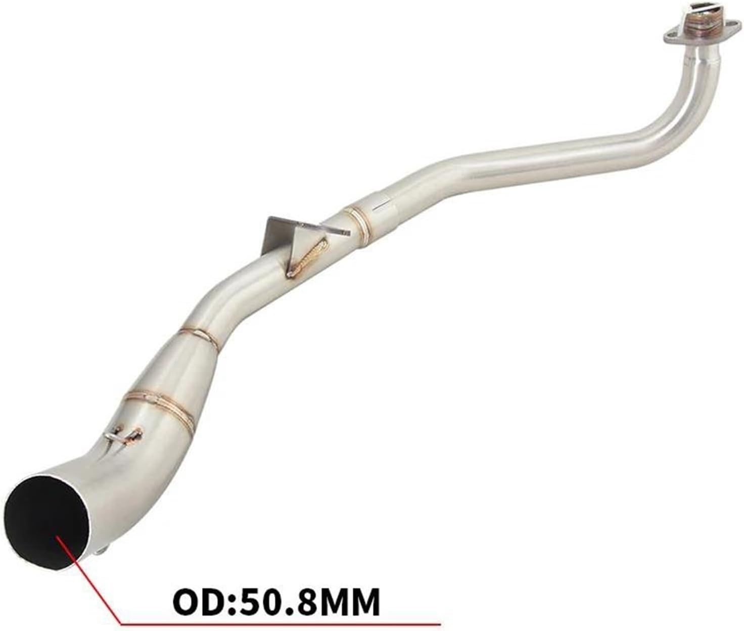 Exhaust System Front Pipe 50.8MM For MSX125 For GROM 125 SF 2021-2023 Exhaust Pipe