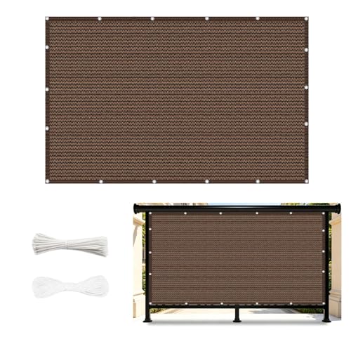 Brise vue balcon extérieur sur mesure marron de haute qualité - 2